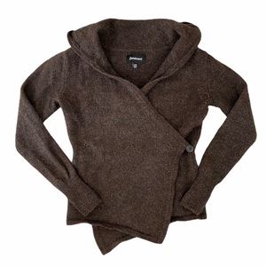 Betabrand Sweaters | Black Sheep Hooded Wrap Sweater Sm Betabrand Sweaters | Black Sheep Hooded Wrap Sweater Sm